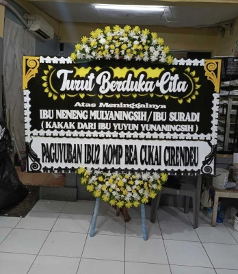 Papan Bunga di Kertajaya Padalarang